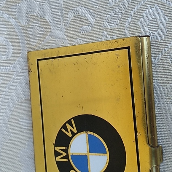BMW Vintage Gold Business Card Case - Picture 3 of 5